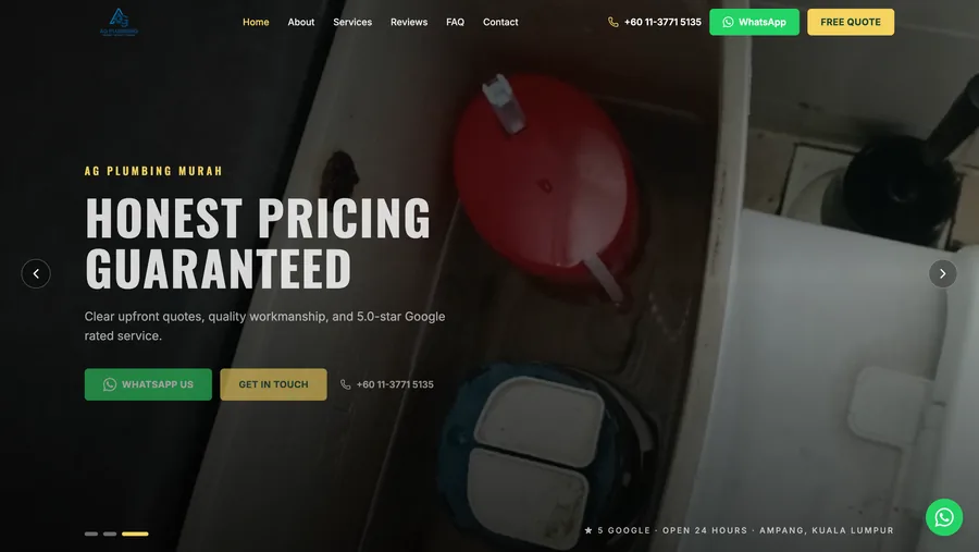 On-Demand Plumbing & Service Booking