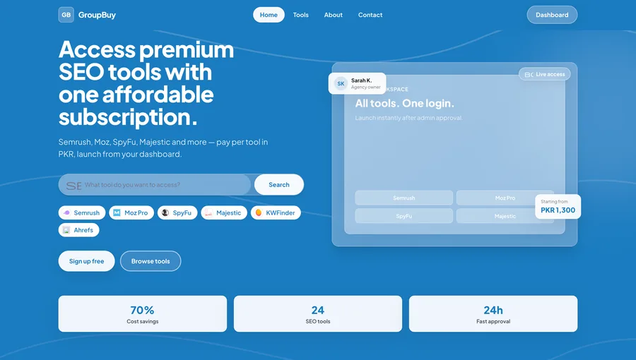 SEO Intelligence & Rank Tracking SaaS