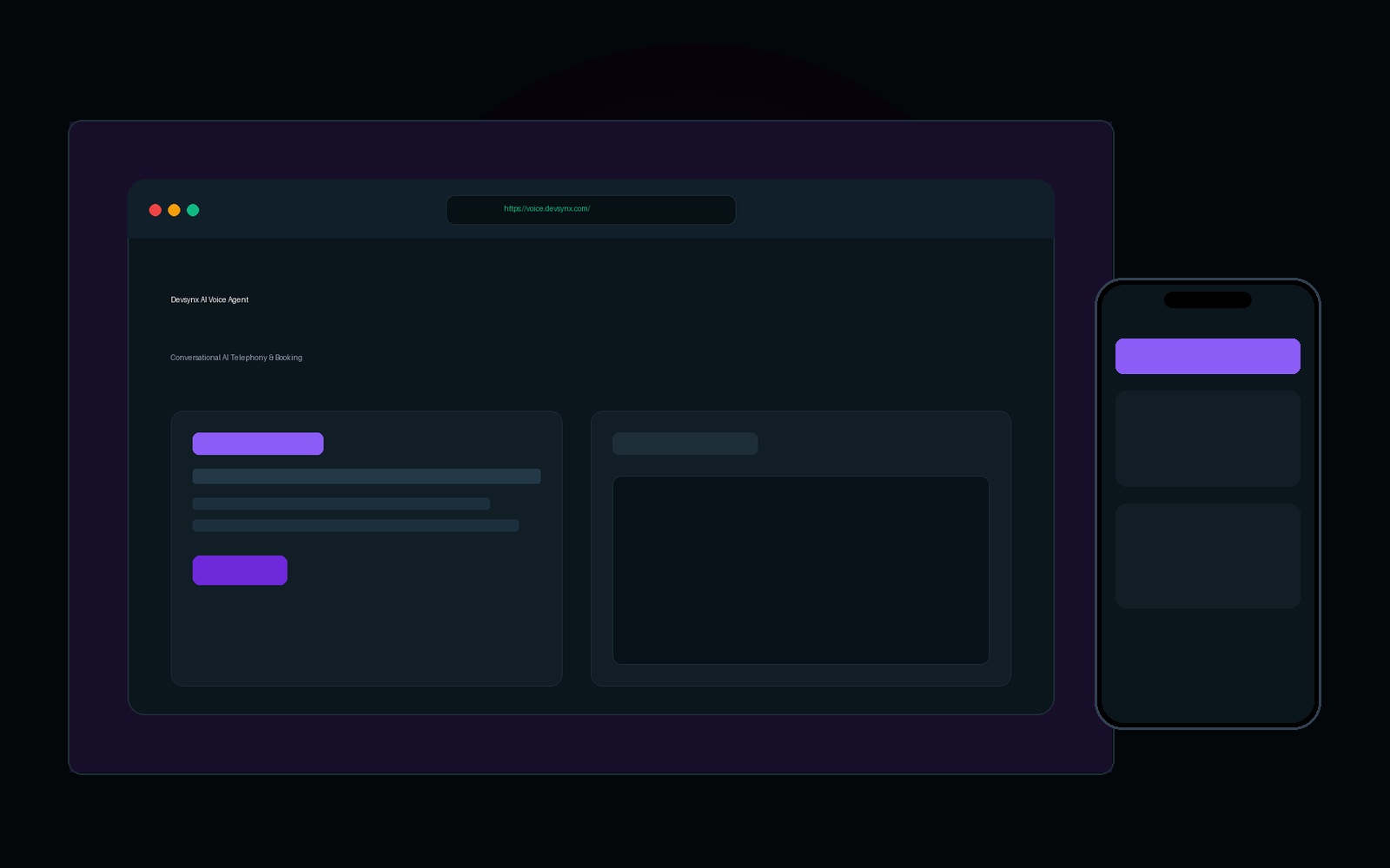 Devsynx AI Voice Agent preview