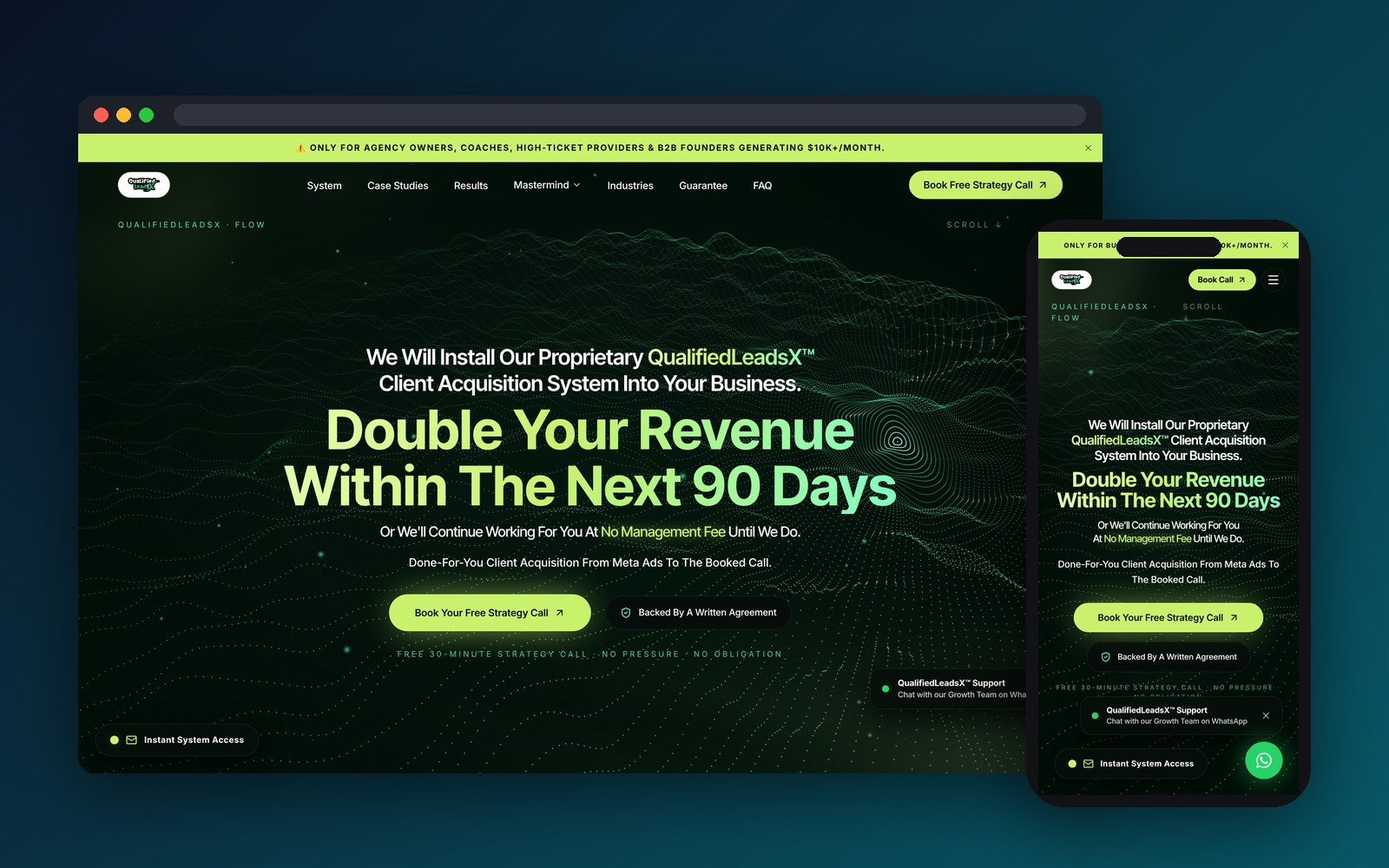 Qualified Leads X preview